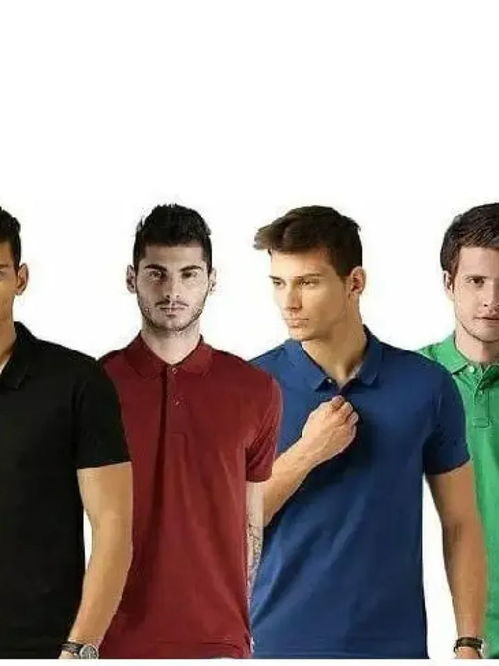 Men's Polo T-shirt – Pack of 4