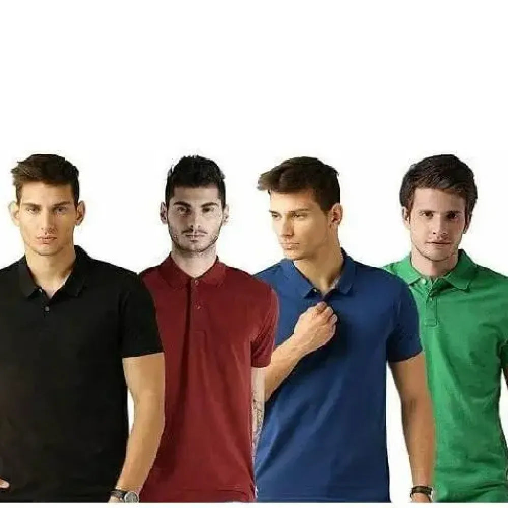 Men’s polo t-shirt – pack of 4