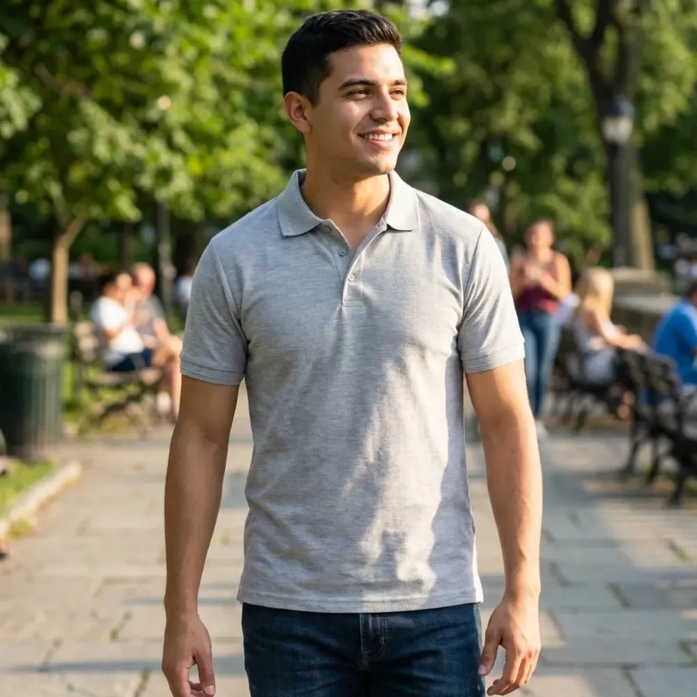 Men’s polo t-shirts – pack of 3