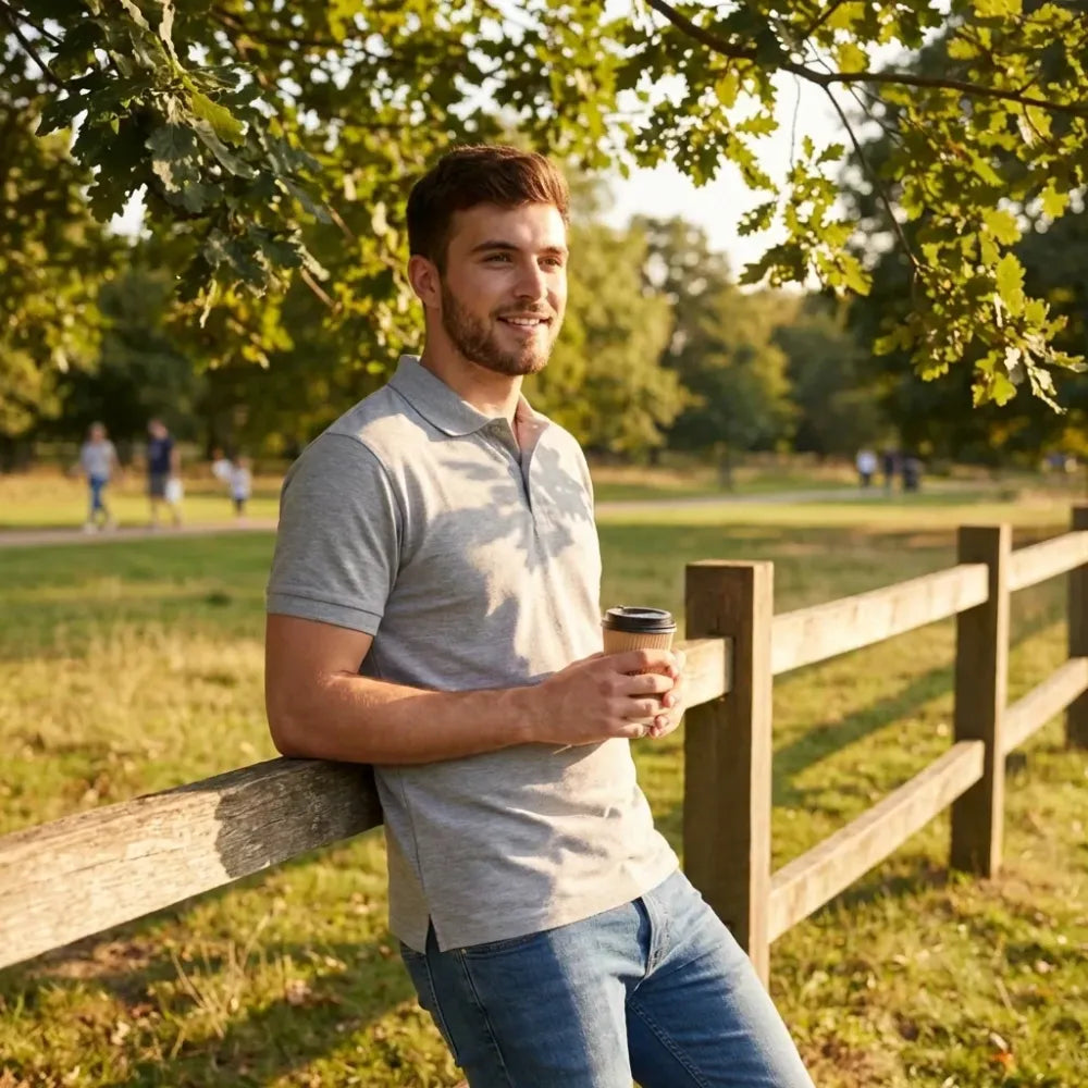 Men’s polo t-shirts – pack of 3