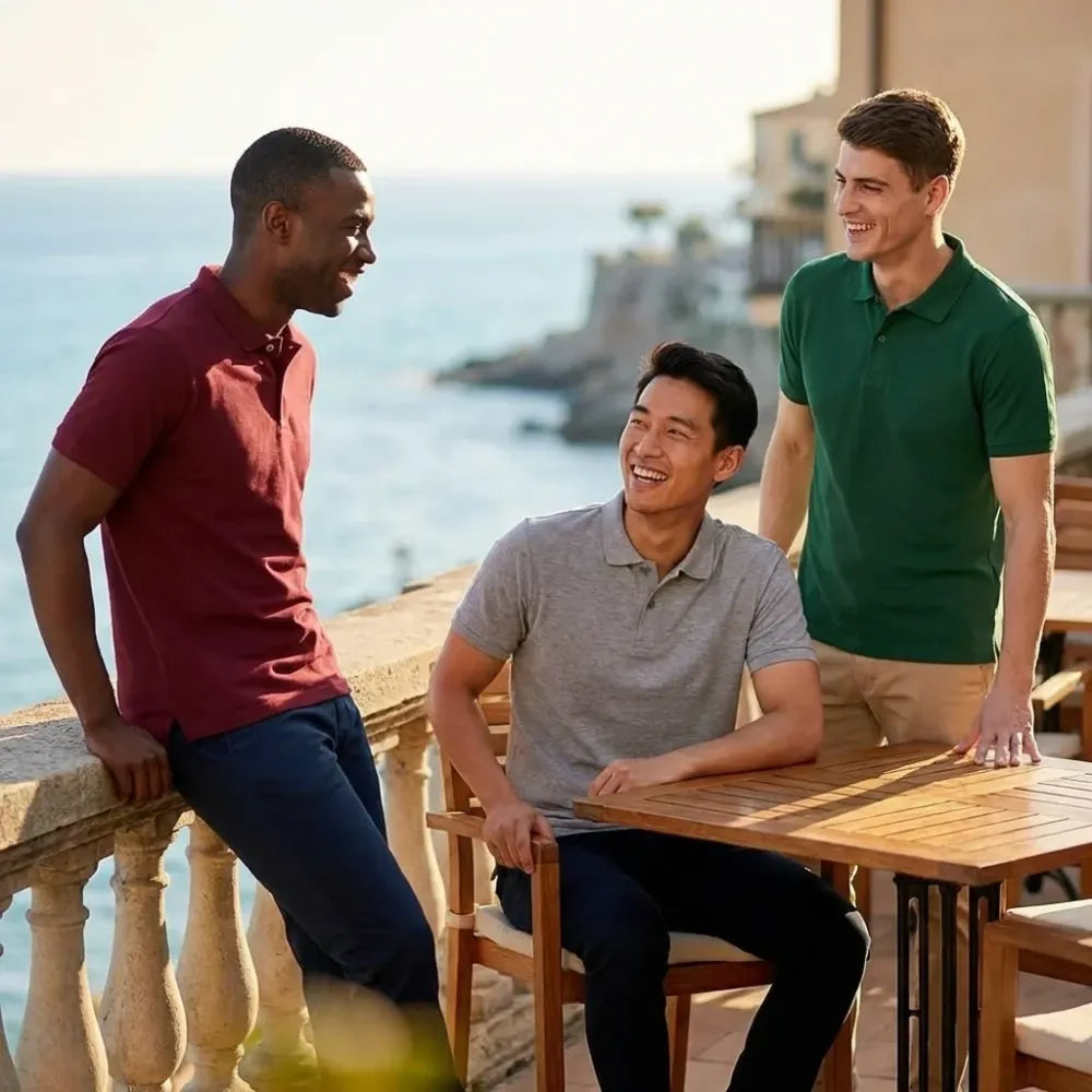 Men’s polo t-shirts – pack of 3