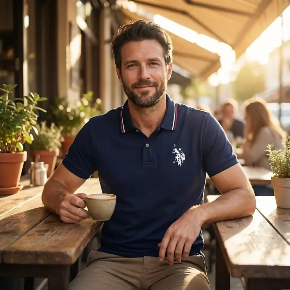 Men’s polo t-shirts – pack of 4