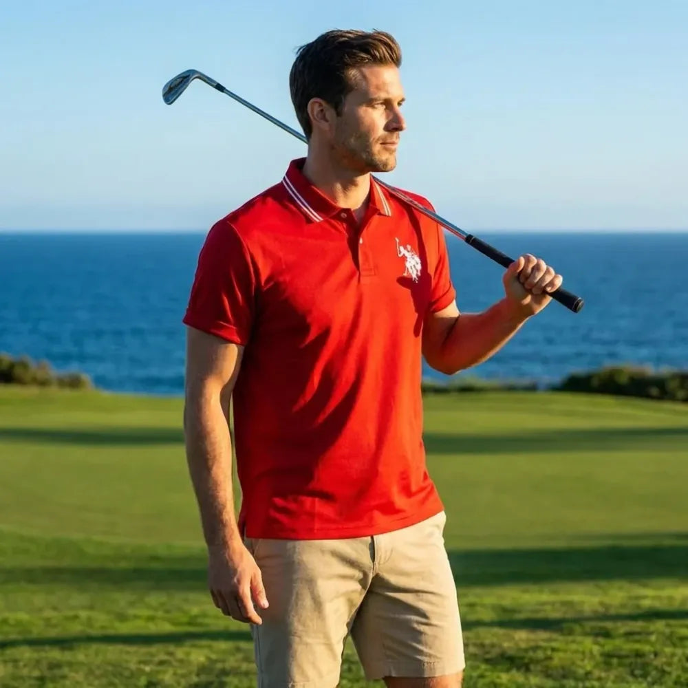 Men’s polo t-shirts – pack of 4