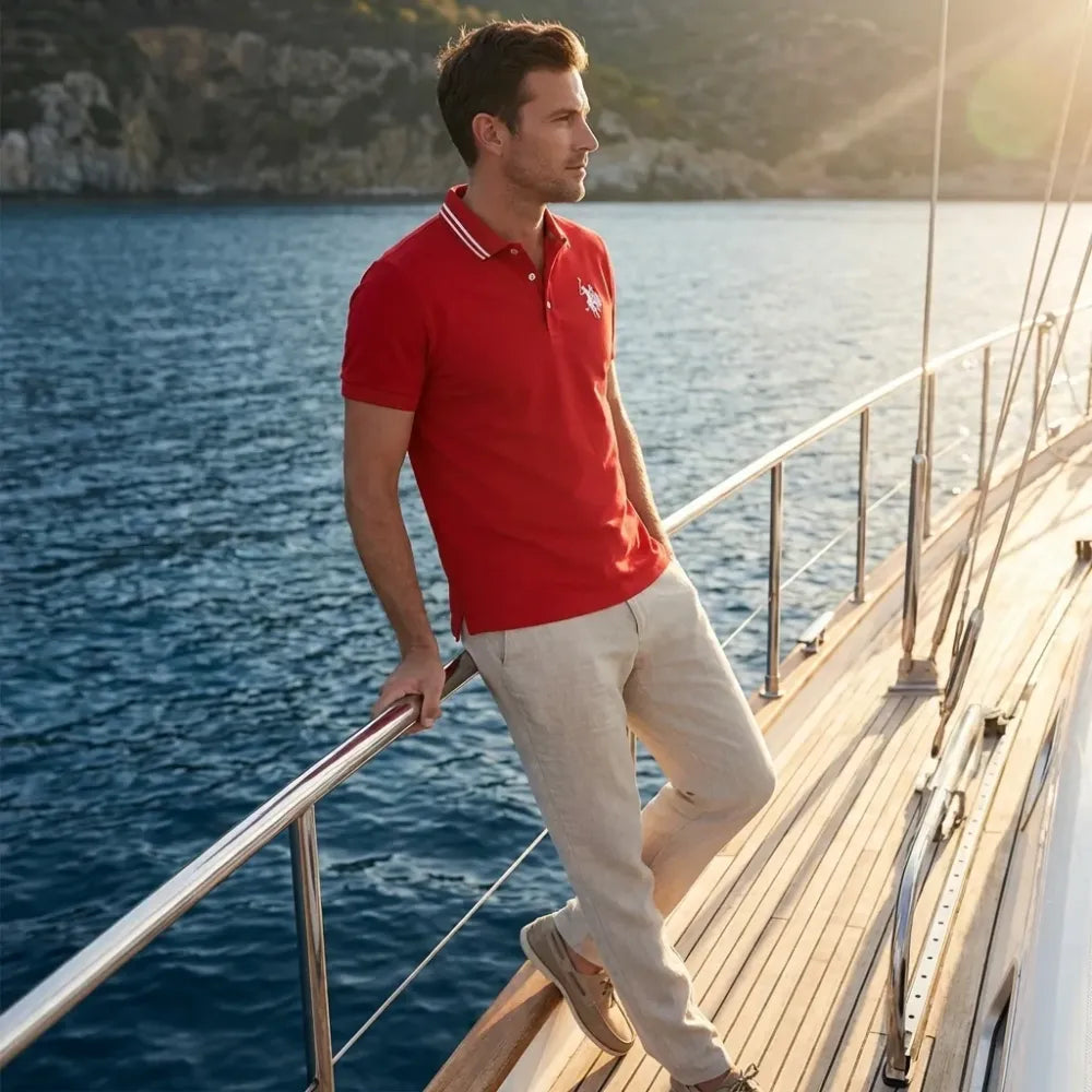 Men’s polo t-shirts – pack of 4