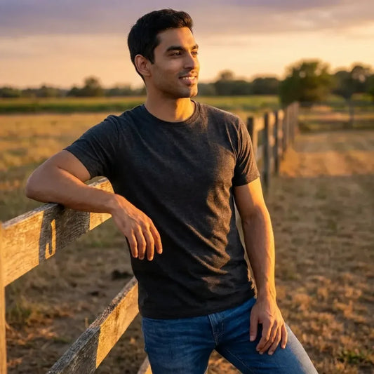 Men’s polycotton t-shirts – pack of 4