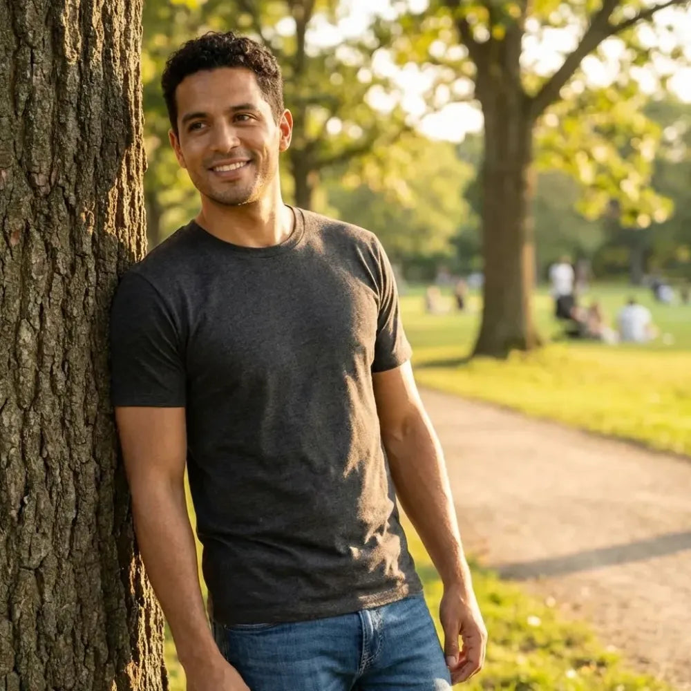 Men’s polycotton t-shirts – pack of 4