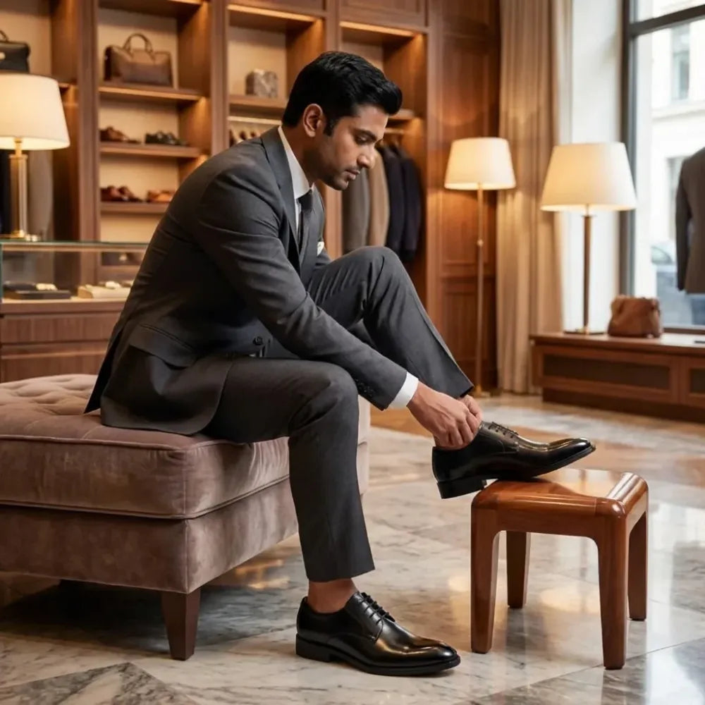 Men’s premium oxford dress shoes - footwear