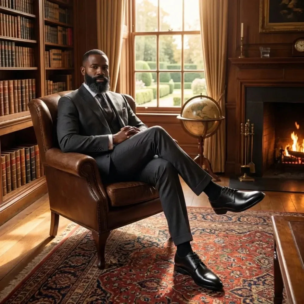 Men’s premium oxford dress shoes - footwear