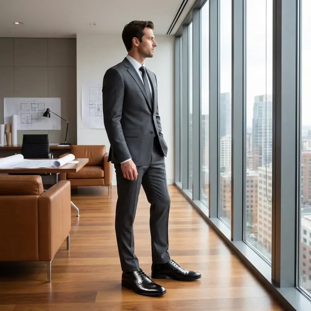 Men’s premium oxford dress shoes - footwear