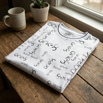 Men’s printed white t-shirt
