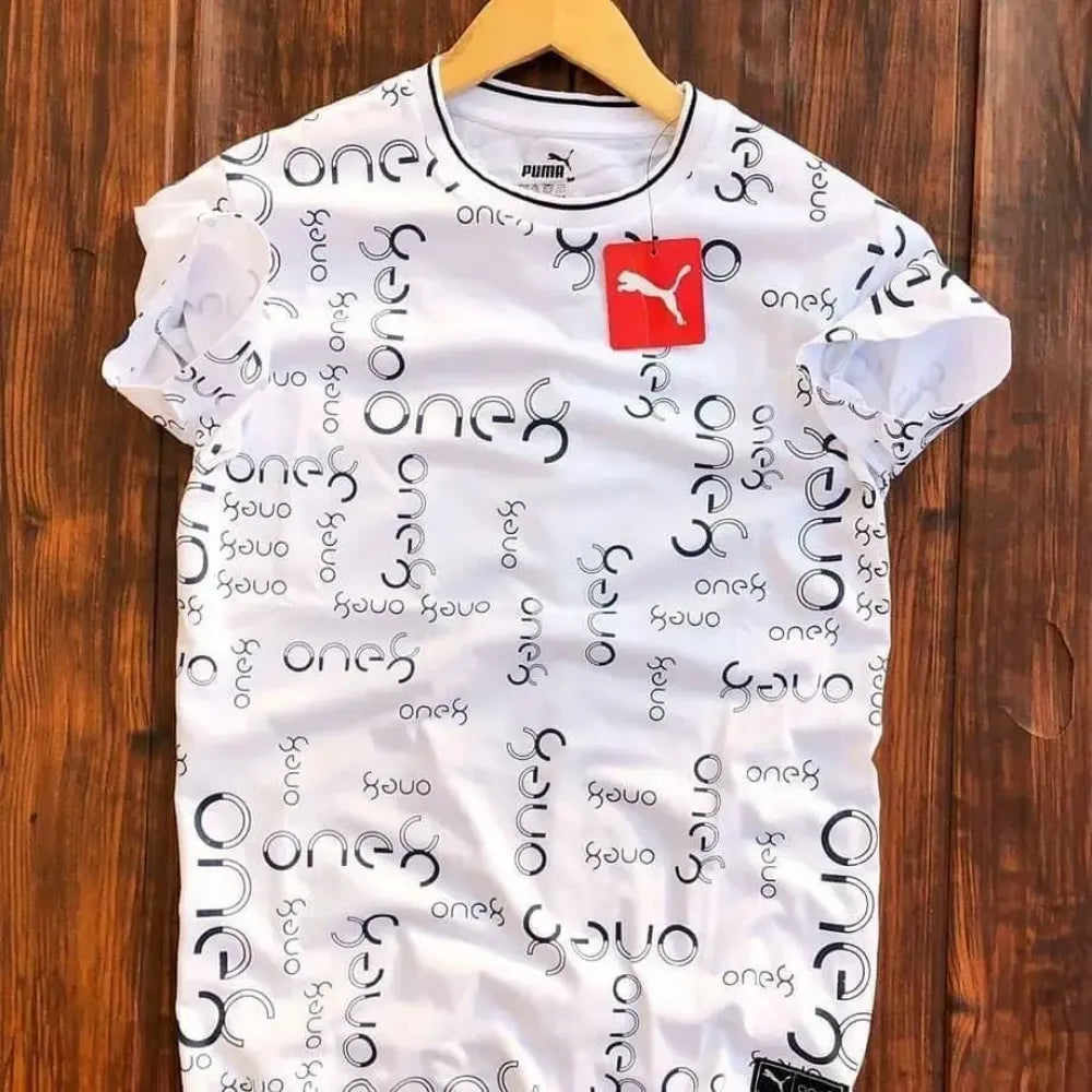 Men’s printed white t-shirt