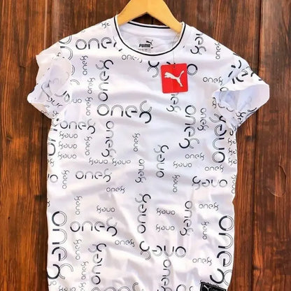 Men’s printed white t-shirt
