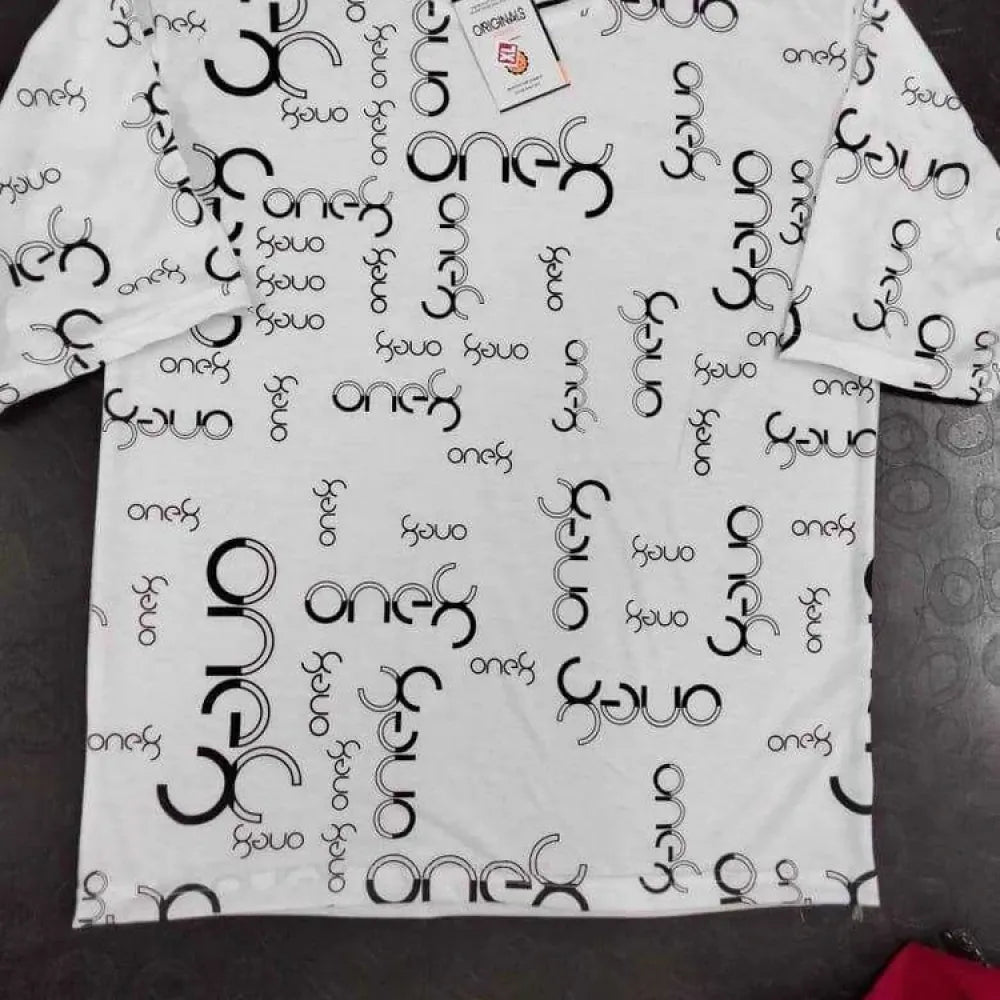 Men’s printed white t-shirt