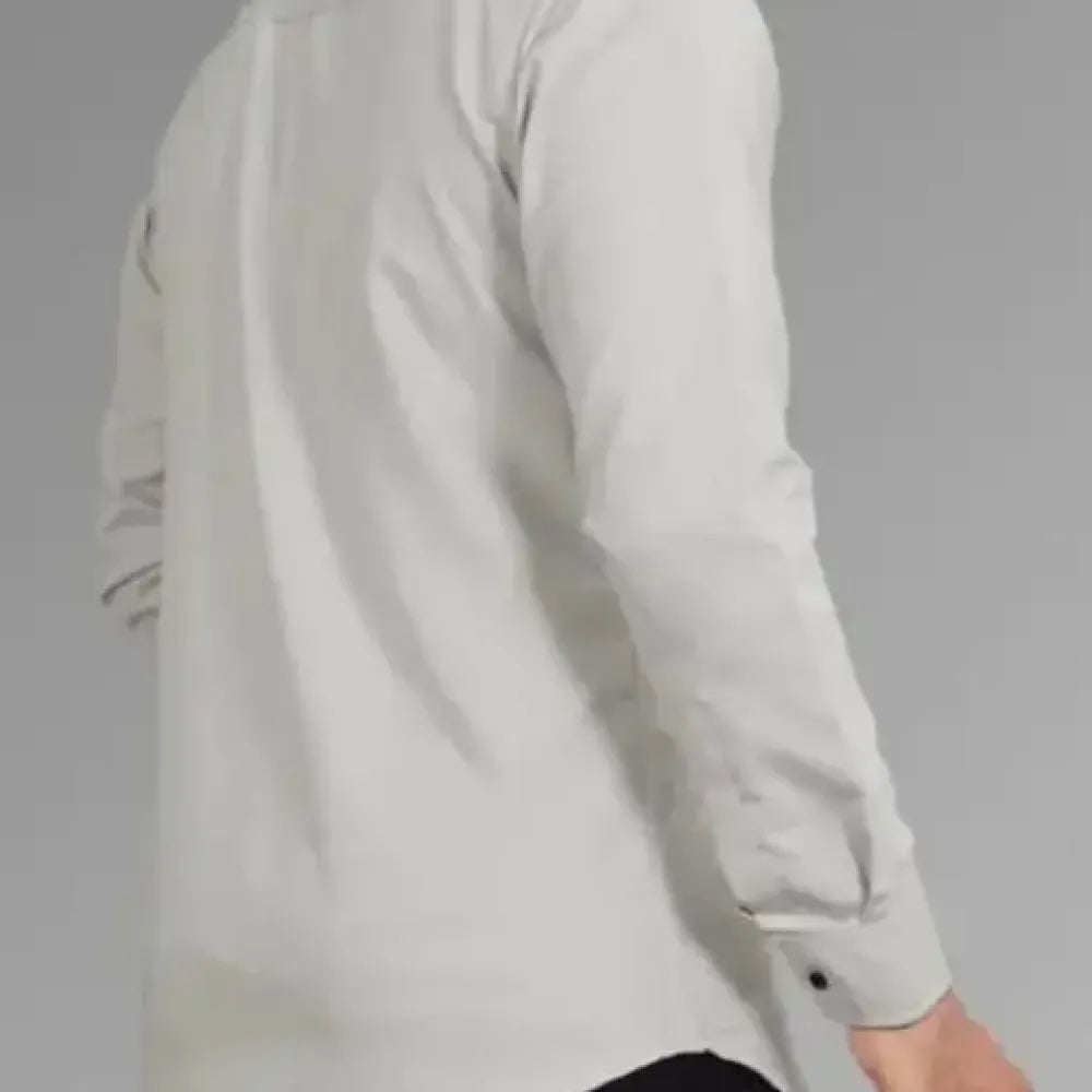 Men’s satin casual shirt – grey