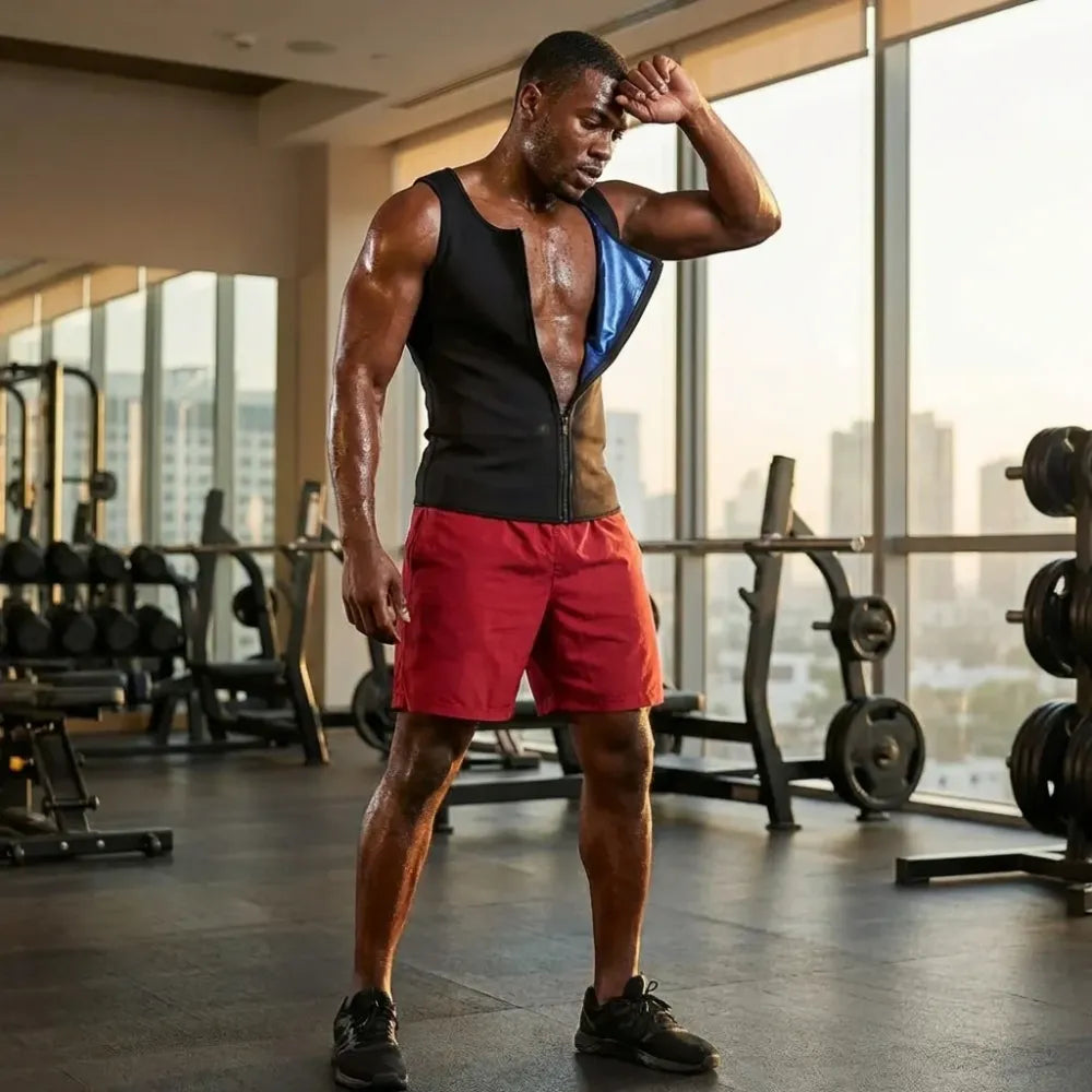 Men’s slimming sweat vest