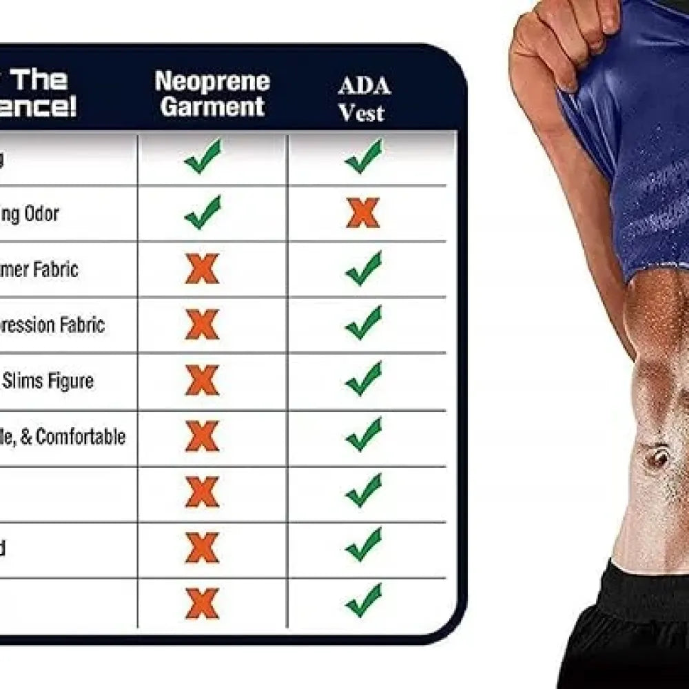 Men’s slimming sweat vest