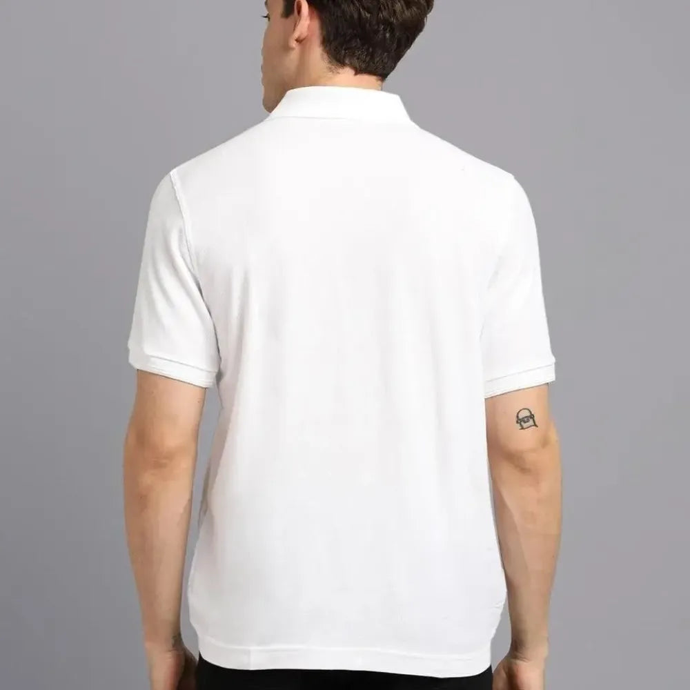 Men’s solid polo t-shirt