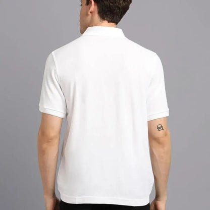 Men’s solid polo t-shirt