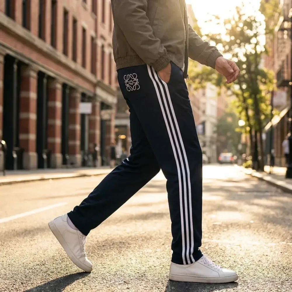 Men’s striped trackpants – pack of 2