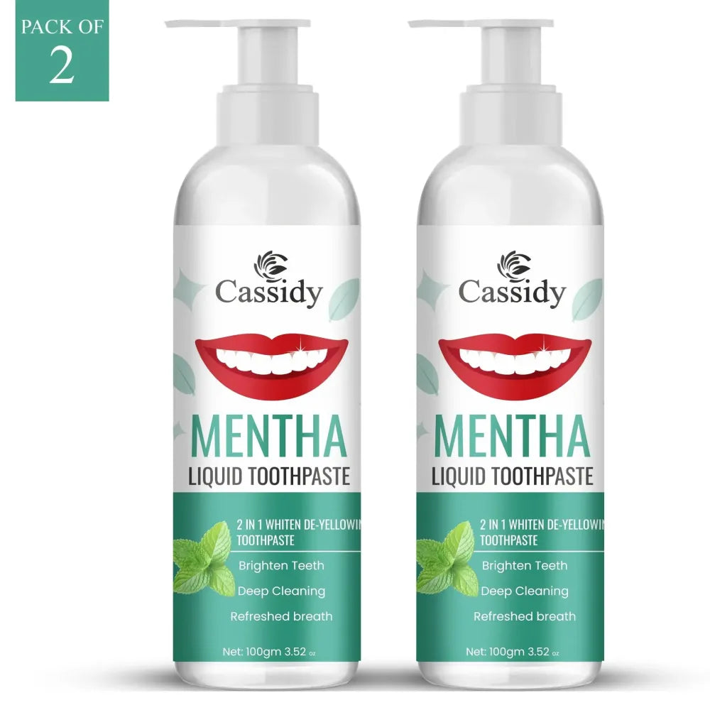 Mentha liquid toothpaste – pack of 2
