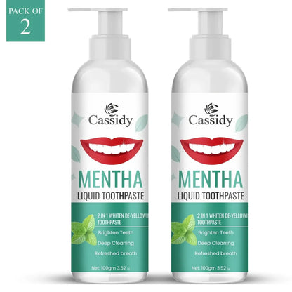 Mentha liquid toothpaste – pack of 2