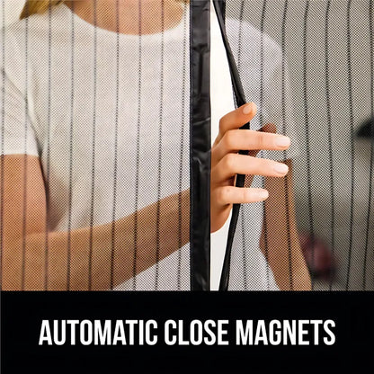 Mesh magnetic mosquito net curtain