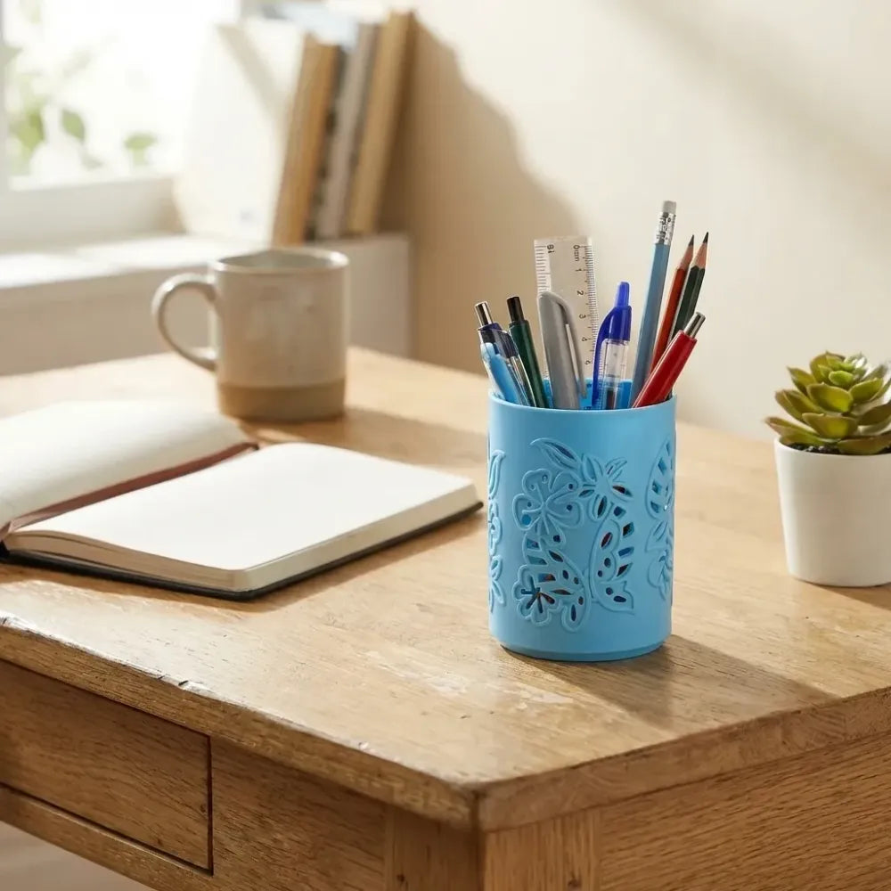 Mesh pen holder organizer - office