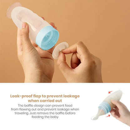Mess-free baby feeder spoon