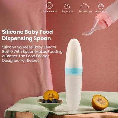 Mess-free baby feeder spoon
