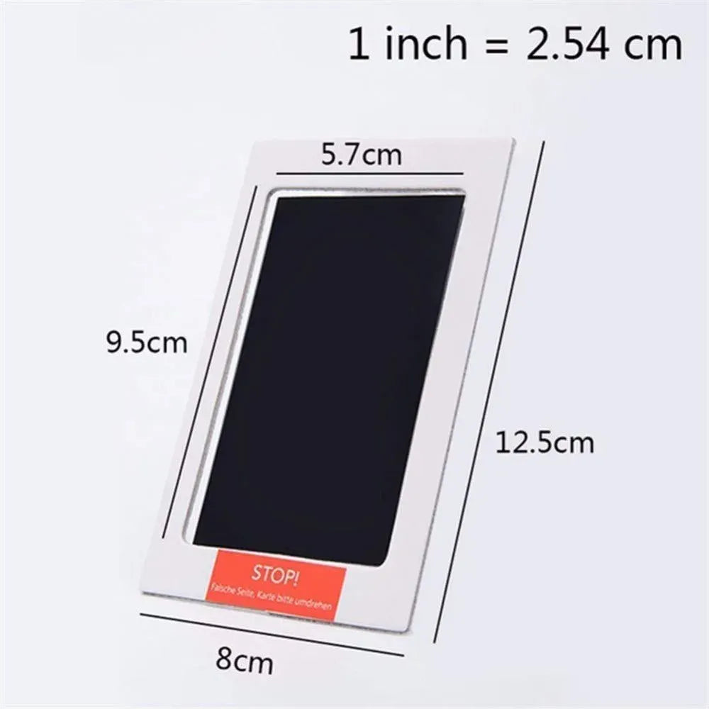 Mess-free baby footprint kit