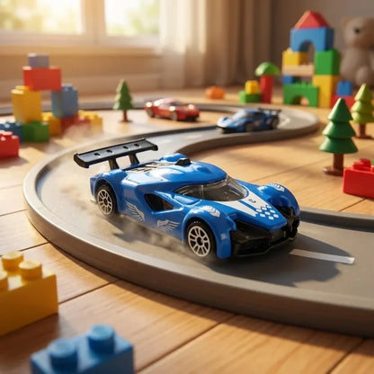 Metal die-cast street racer car - toys