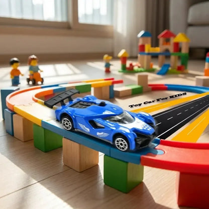 Metal die-cast street racer car - toys
