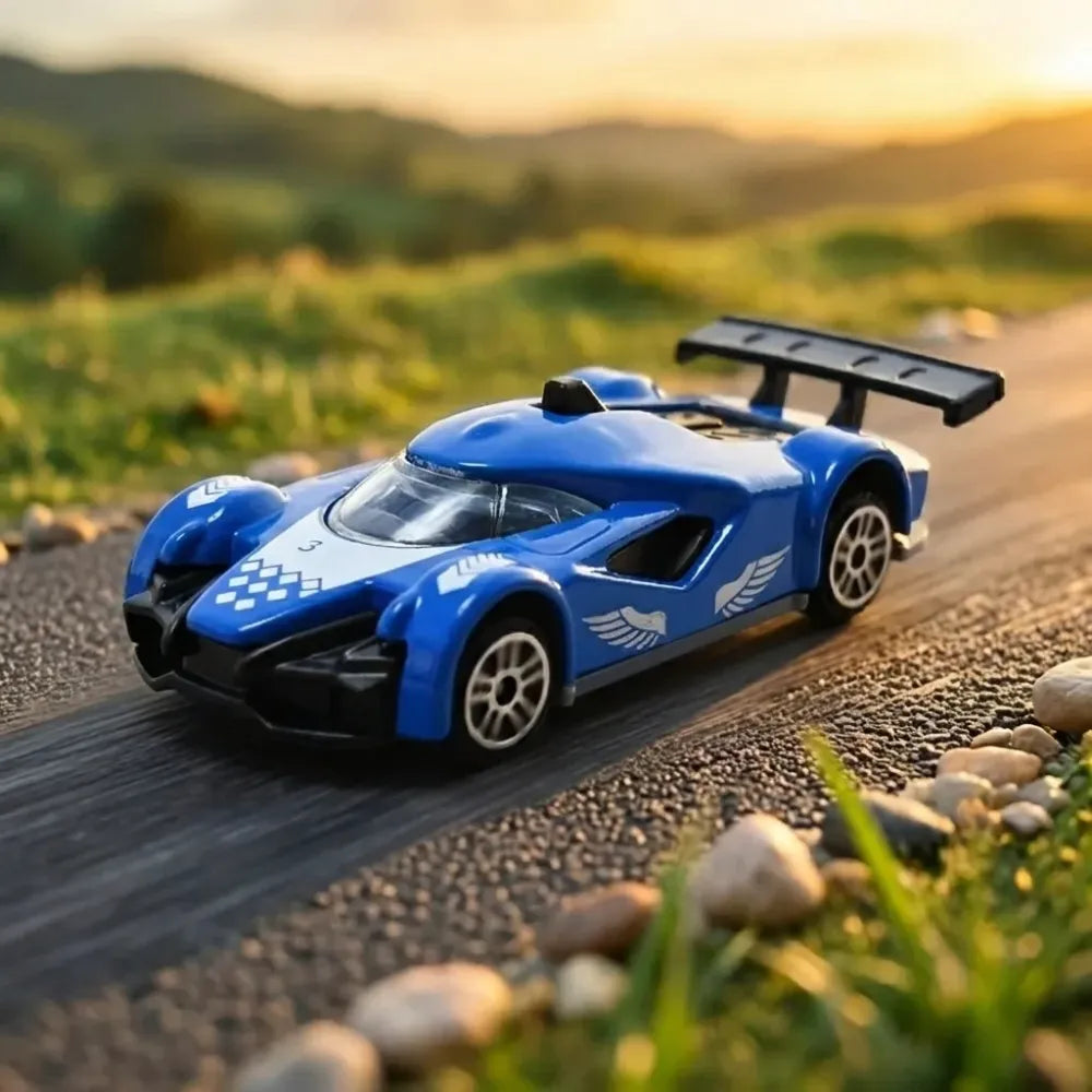 Metal die-cast street racer car - toys