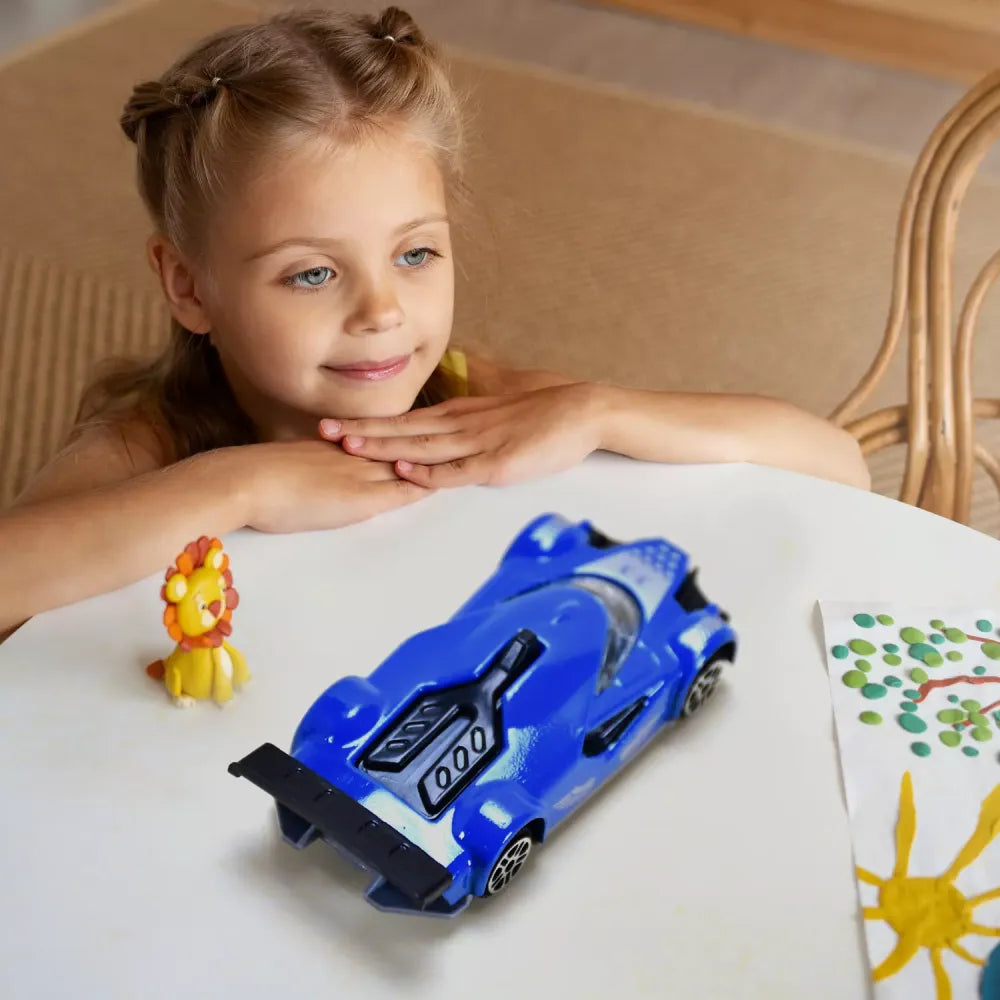 Metal die-cast street racer car - toys