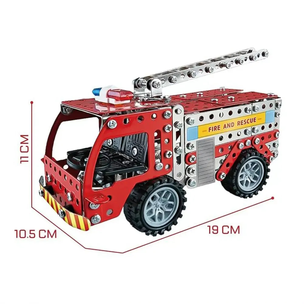 Metal fire truck kit - toys