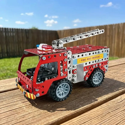 Metal fire truck kit - toys