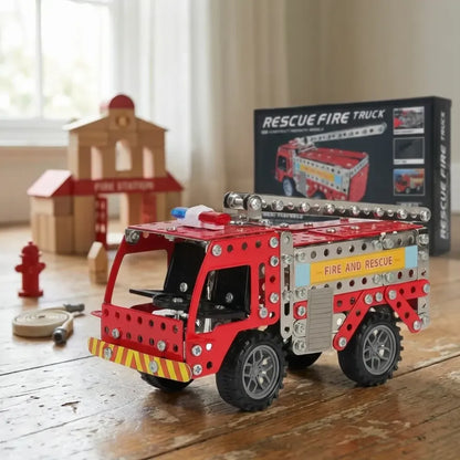 Metal fire truck kit - toys