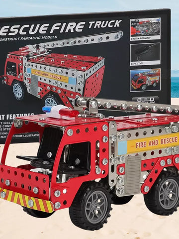 Metal Fire Truck Kit