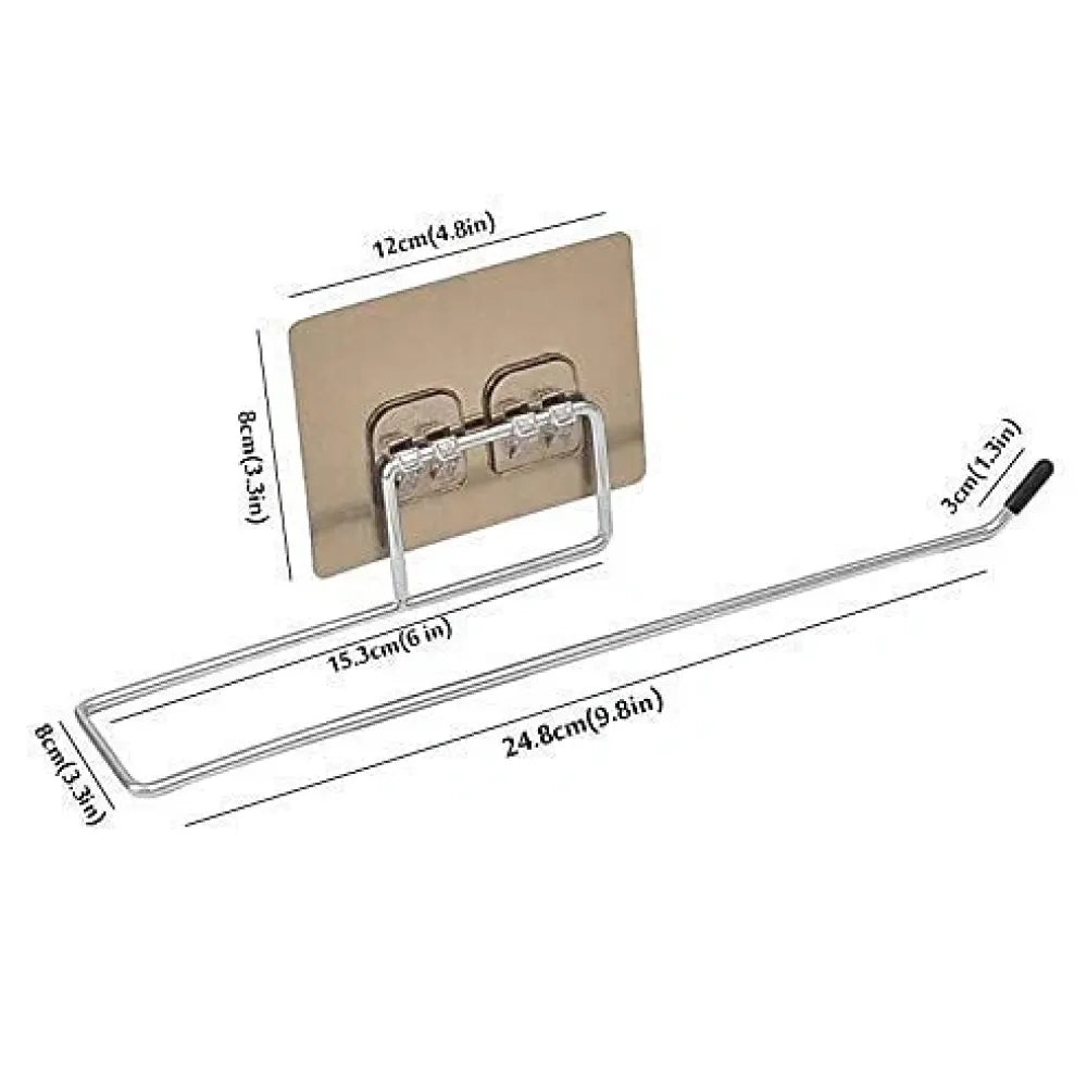 Metal tissue roll holder