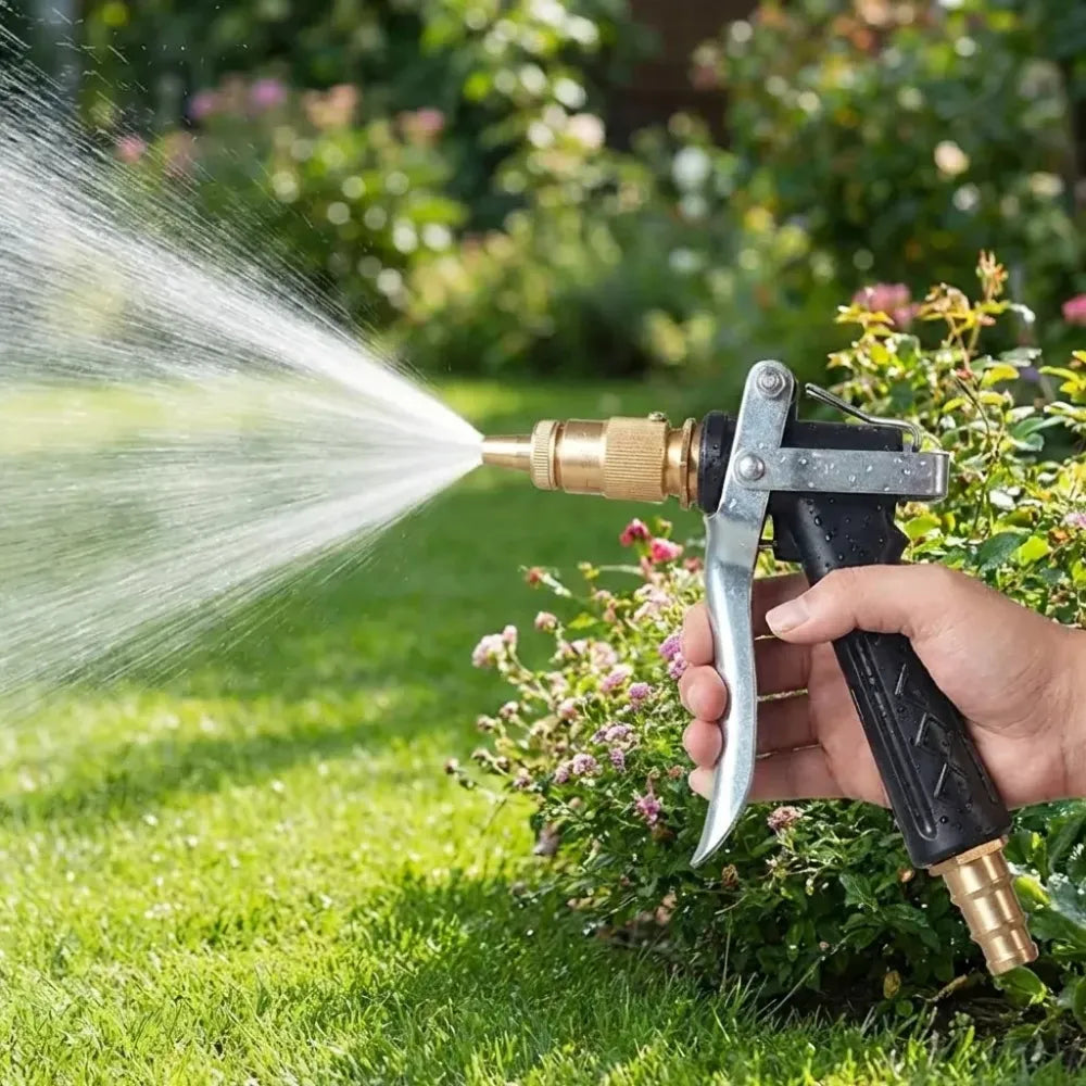 Metal trigger brass nozzle water spray gun