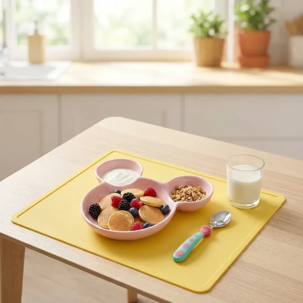 Mickey fun sectioned plate - kitchen tool
