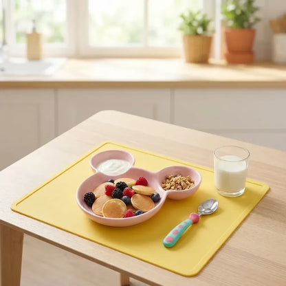 Mickey fun sectioned plate - kitchen tool