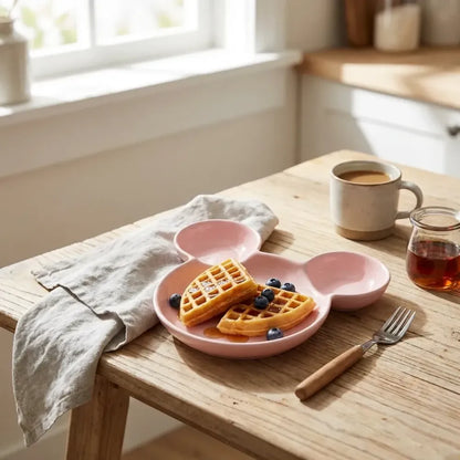 Mickey fun sectioned plate - kitchen tool