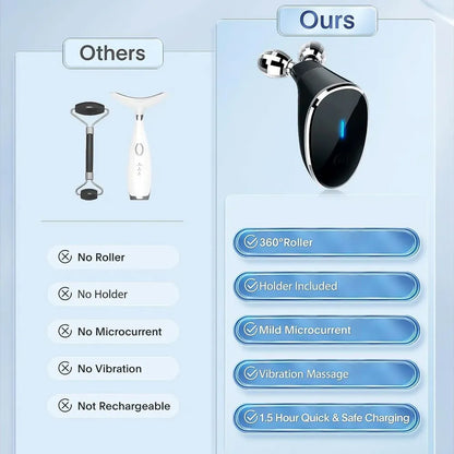 Microcurrent face lift roller - health care