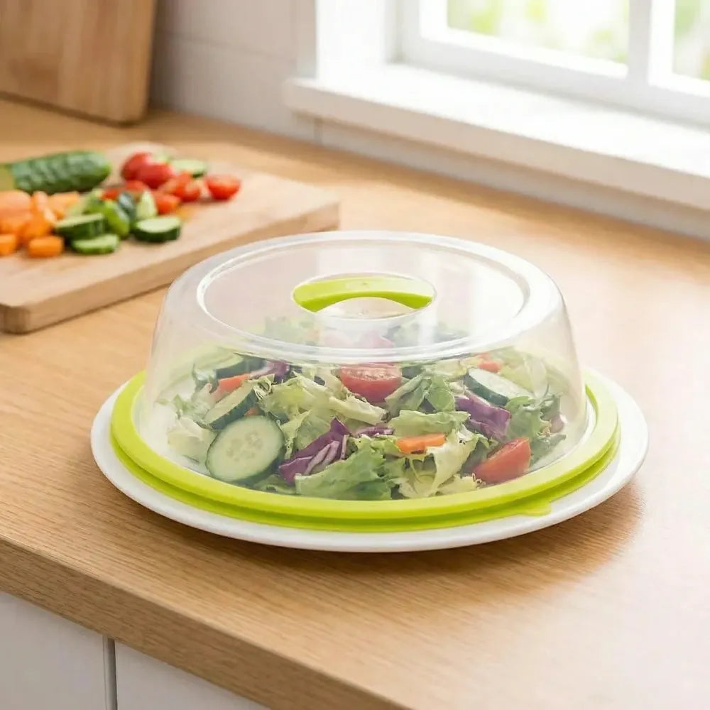 Microwave splatter cover with handle - home & kitchen