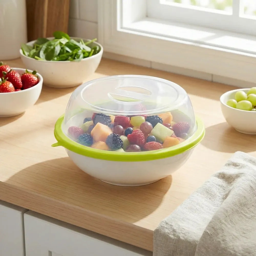 Microwave splatter cover with handle - home & kitchen
