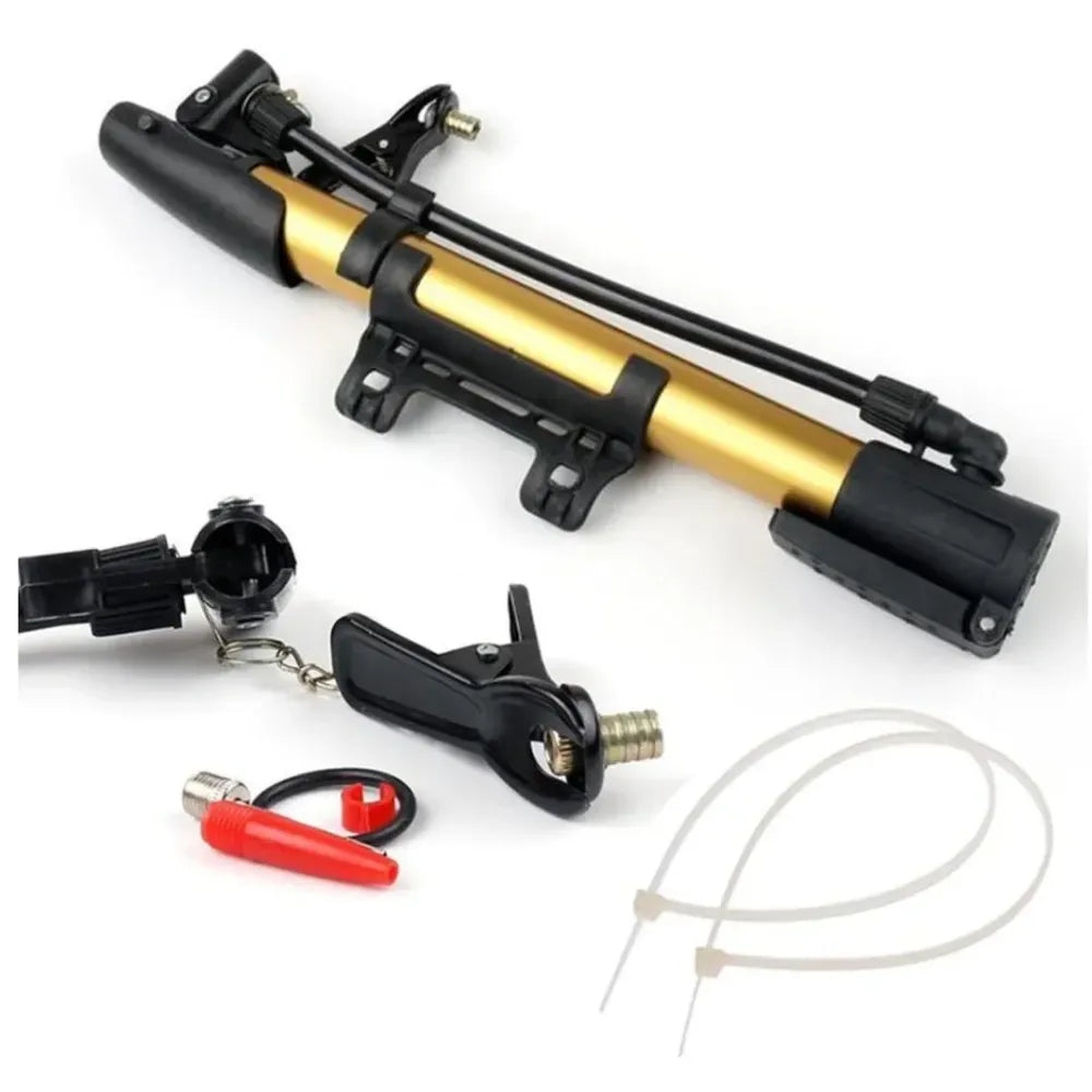 Mini aluminium bicycle pump - automotive