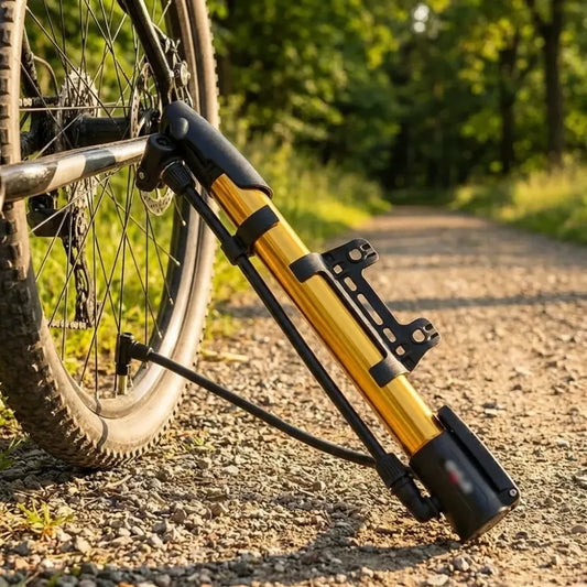 Mini aluminium bicycle pump - automotive