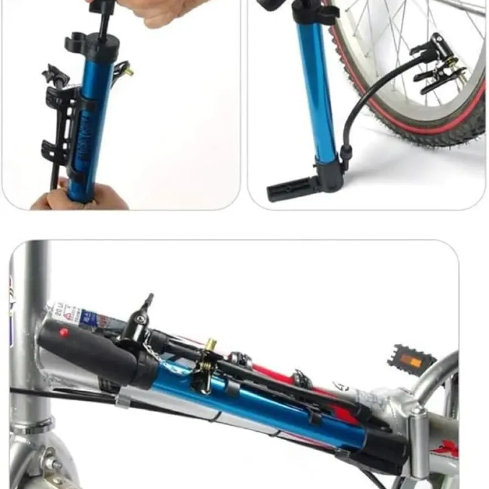 Mini aluminium bicycle pump - automotive