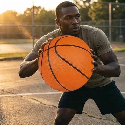Mini bouncy basketball toy - sports